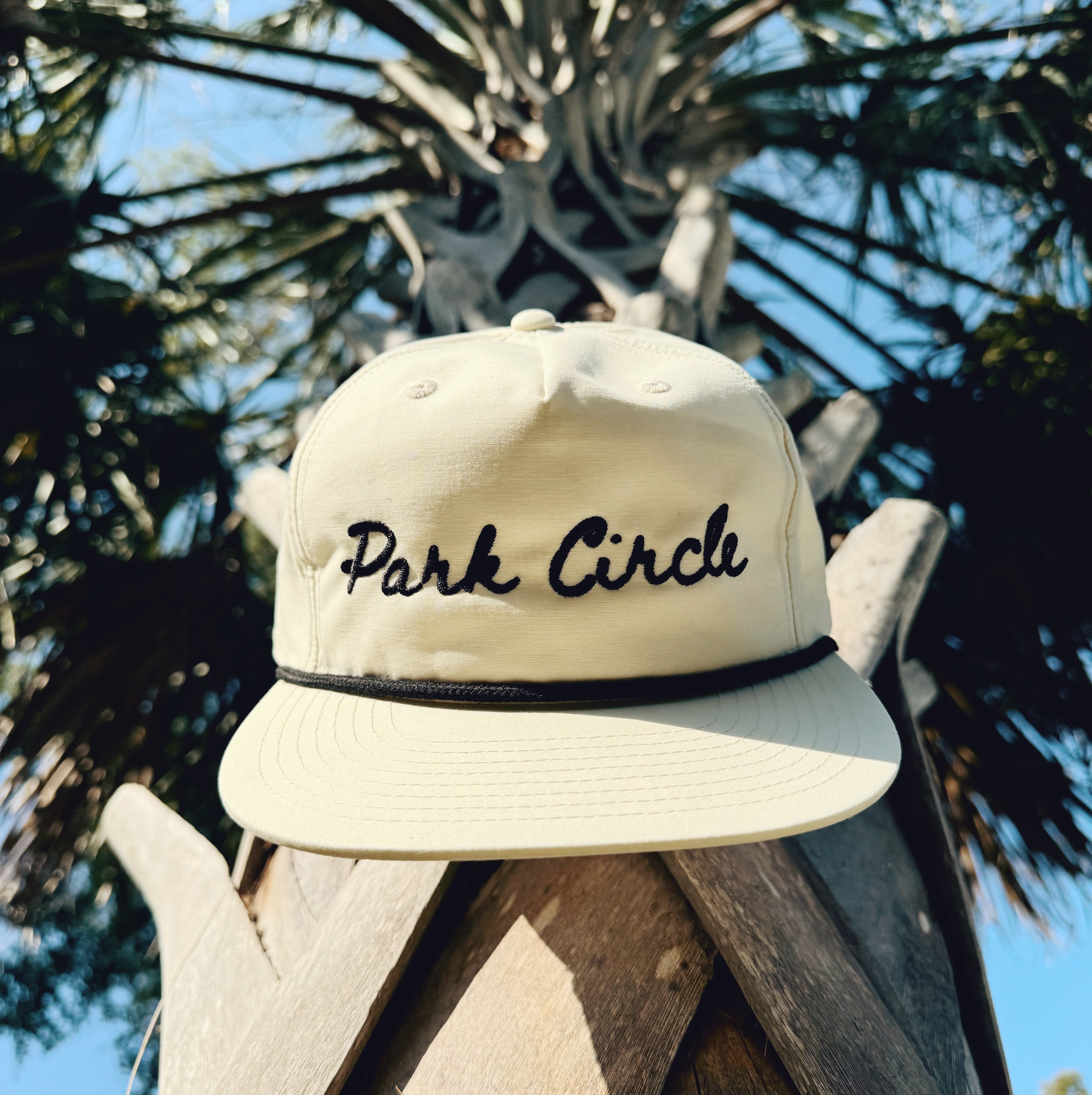 Park Circle Rope Hat Birch White